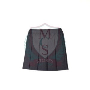 Girls' Box Pleat Skirt Grey